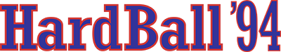 Hardball logo for Sega Genesis
